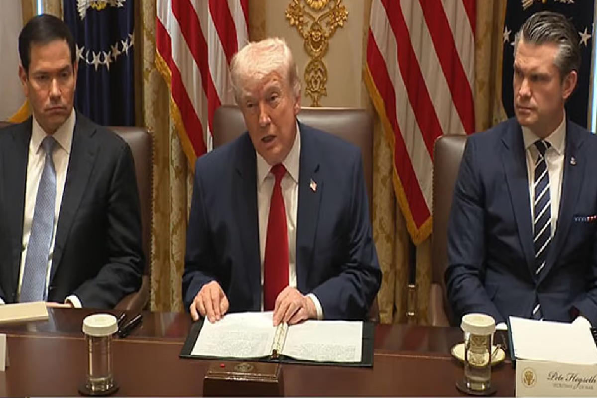 ஈரானின் முக்கிய தலைமைகள் அனைத்தும் இல்லாமல் போய்விட்டன ; ட்ரம்ப் | Trump Iran S Key Leaders Are All Gone