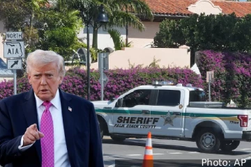 துப்பாக்கியுடன் டிரம்பின் வீட்டிற்குள் புகுந்த மர்ம நபர்: அதிகாரிகள் நடத்திய துப்பாக்கிச் சூடு