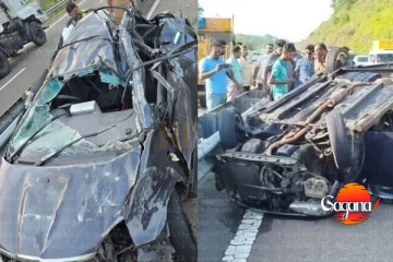 දක්ෂිණ අධිවේගයේ බිහිසුණු අනතුරක් - එක් අයෙක් ජීවිතක්ෂයට