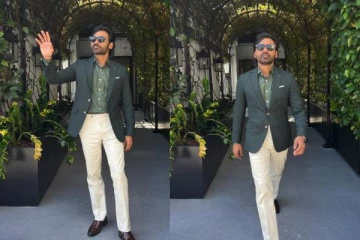 அமெரிக்காவில் இருந்து மாஸான லூக்கில் நடிகர் தனுஷ் - இணையத்தில் வைரலாகும் புகைப்படம்