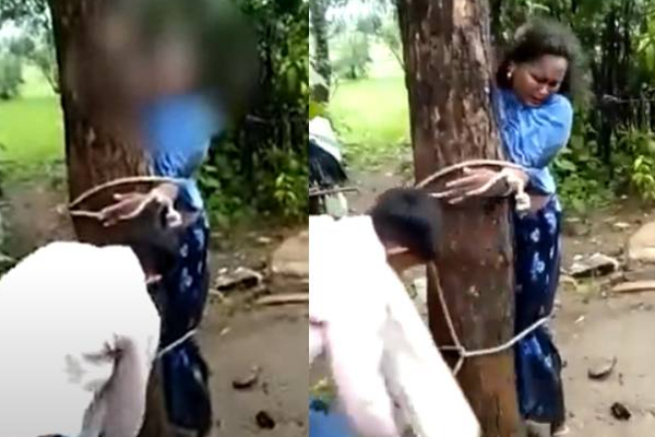 வலியால் அலறித்துடித்த பெண்! கணவர் செய்த அசிங்கமாக காரியம் - பரபரப்பை ஏற்படுத்திய வீடியோ | India News Viral News