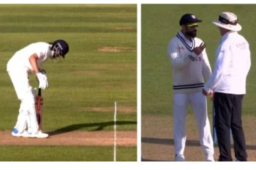 அவுட்டாகமல் இருக்க இங்கிலாந்து வீரர் செய்த கேவலமான செயல்! கண்டுபிடித்த கோஹ்லி: கமெராவில் பதிவான காட்சி