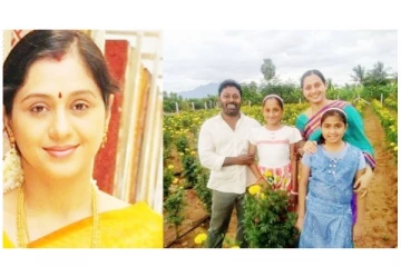 விற்பனைக்கு வந்த பிளாட்டை விவசாய தோட்டமாக்கிய நடிகை தேவயானி - விவசாயிகள் பாராட்டு