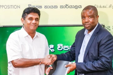 சஜித் மற்றும் சர்வதேச மன்னிப்புச் சபையினர் சந்திப்பு (photos)