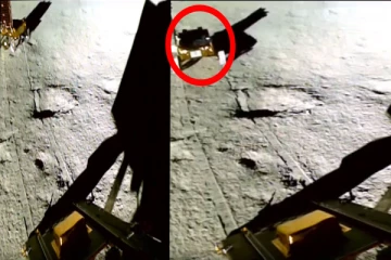 லேண்டரை விட்டு சற்று தூரமாக, ஜாலியாக வலம் வரும் பிரக்யான் ரோவர் - ISRO வெளியிட்ட புதிய வீடியோ!