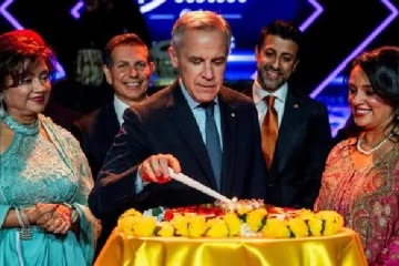 கனடாவில் தீபாவளி கொண்டாட்டம்: நேரில் கலந்து கொண்டு வாழ்த்திய பிரதமர் மார்க் கார்னி