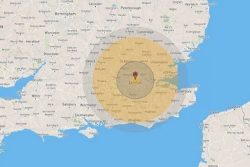 ரஷ்யா அணுஆயுதத்தை லண்டன் மீது வீசினால் பிரித்தானியாவுக்கு எவ்வளவு பாதிப்பு? வெளியான வரைபடம்