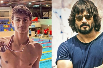 ஒலிம்பிக் போட்டிகளுக்காக தயாராகும் நடிகர் மாதவனின் மகன்!! அவரே வெளியிட்டுள்ள தகவல்