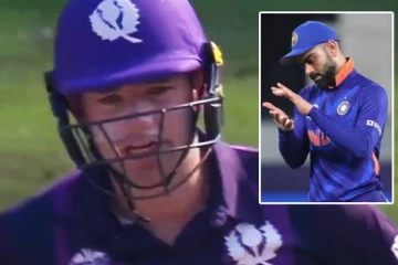 ‘உன் பின்னால இந்தியாவே இருக்கு’..! நியூசிலாந்துக்கு பந்து வீசும் போது பவுலரிடம் கூறிய ஸ்காட்லாந்து விக்கெட் கீப்பர்