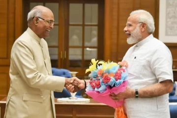 குடியரசுத் தலைவருடன் பிரதமர் நரேந்திர மோடி சந்திப்பு