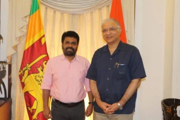 இந்திய உயர்ஸ்தானிகரைச் சந்தித்த அனுர குமார திசாநாயக்க