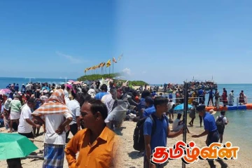 கச்சத்தீவில் கடற்படை புலனாய்வாளர்கள் ஊடகவியலாளர்களை அச்சுறுத்தல்