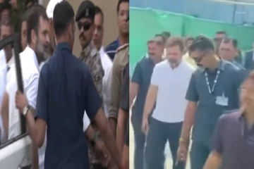 ராகுலுக்கு 2 ஆண்டுகள் சிறை : ரயிலை மறித்து காங்கிரஸ் கட்சியினர் போராட்டம்