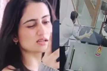காதலியை 20-க்கும் மேற்பட்ட முறை கத்தியால் குத்திய நபர்: அலுவலகத்தின் CCTV-யில் பதிவான காட்சிகள்