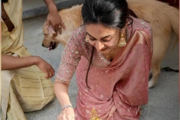 அர்ஜுன் மகள் ஐஸ்வர்யா கணவர் வீட்டில் பொங்கல் கொண்டாட்டம்.. அழகிய ஸ்டில்கள்