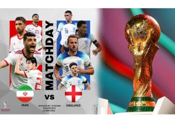 உலக கோப்பை கால்பந்து தொடர் - இங்கிலாந்து - ஈரான் அணிகள் நேருக்கு நேர் மோதல்...!