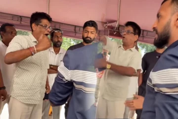 நிவாரணம் விநியோகிக்க வந்த இளைஞர்களுக்கு எதிர்ப்பு