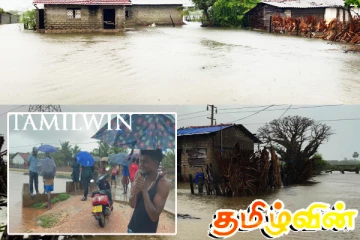 மன்னாரில் வெள்ளத்தில் மூழ்கிய கிராமங்கள்