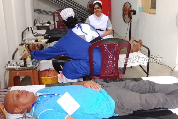 சுனாமி நினைவு தினத்தை முன்னிட்டு சாய்ந்தமருதுவில் நடத்தப்பட்டுள்ள இரத்ததான முகாம்! | Sainthamaruthu Blood Donation