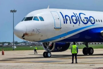 பறவை மோதியதில் அவசரமாக தரையிறக்கப்பட்ட இண்டிகோ விமானம்