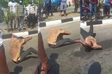 மட்டக்களப்பில் பாம்பாக மாறிய இளைஞன்!