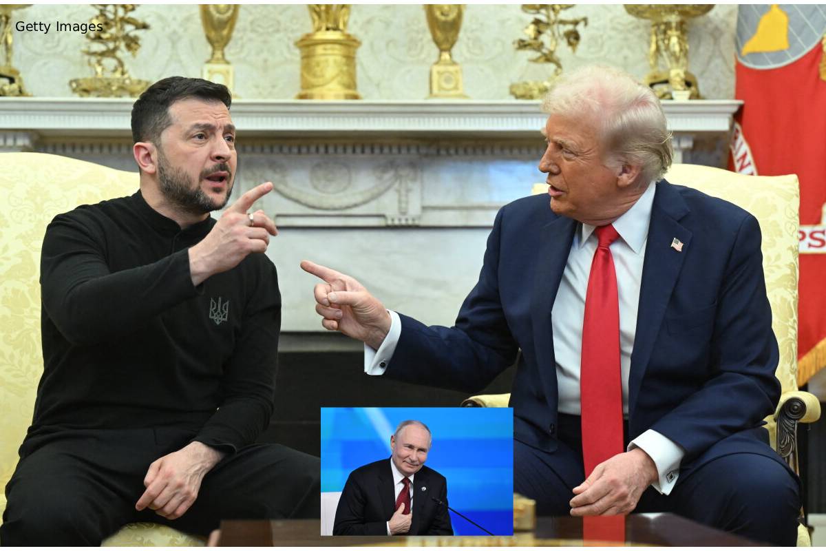 Volodymyr Zelensky/Donald Trump/Vladimir Putin