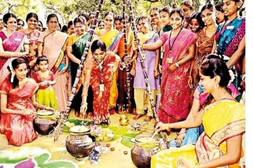 හින්දු භක්තිකයින් උත්සවශ්‍රියෙන් සමරන තෛපොංගල් දිනය අදයි.