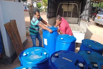 மாரவிலவில் பிடிப்பட்ட 5 லட்சம் ரூபா பெறுமதியான எரிபொருள்