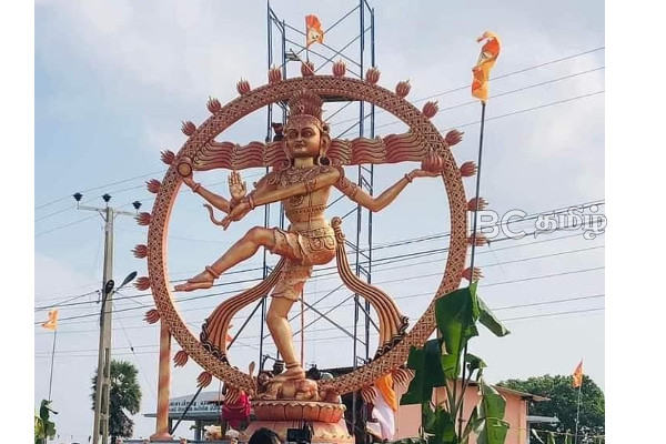 27 அடி உயரமான நடராஜர் சிலை கிளிநொச்சியில் திறந்துவைப்பு | Statue Of Nataraja In Kilinochchi