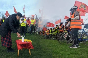 தமிழீழத் தாயகத்தின் விடுதலைக்கான மிதியுந்துப் போராட்டம்: பிரித்தானியாவில் ஆரம்பம்