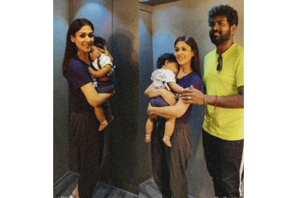 கையில் குழந்தையுடன் நயன்தாரா - விக்னேஷ் சிவன் ஜோடி, தீயாய் பரவும் புகைப்படம்.. | Kai Nayan Vig Jodo
