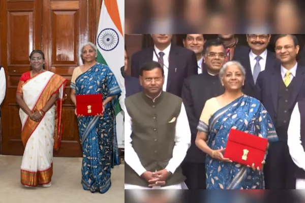 ராமர் நிற புடவையில் வந்த நிதியமைச்சர் - புடவைக்கு பின்னாடி இப்படி ஒரு கதையா..? - தமிழ்நாடு