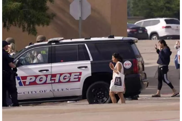 A shooting at a shopping mall in America