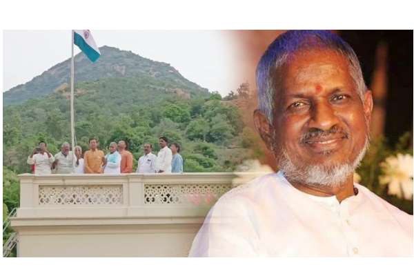 எம்.பி.யான பின் முதன்முறையாக தேசியக்கொடி ஏற்றிய இளையராஜா - வைரலாகும் புகைப்படம் - தமிழ்நாடு