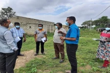 கிளிநொச்சி இந்திய வீட்டுத் திட்ட முன்னேற்ற நிலைமைகள் தொடர்பில் ஆராய்வு