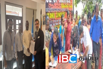 தமிழ் மக்களின் கையொப்பங்கள் ஐ.நா வதிவிடப் பிரதிநிதியிடம் கையளிப்பு