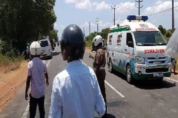 யாழ்–கண்டி வீதியில் இடம்பெற்ற கோர விபத்து ; மூன்று பேருந்துகள் மோதி 20 பேர் காயம்