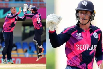 டி20 உலகக்கிண்ணம்: முதல் அணியாக வெளியேறிய ஓமன்..மிரட்டல் வெற்றி பெற்ற ஸ்கொட்லாந்து