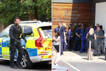 2 பேரை கோடாரியுடன் துரத்திச் சென்று தாக்கிய மர்ம நபர்: லண்டன் மருத்துவமனையில் பரபரப்பு