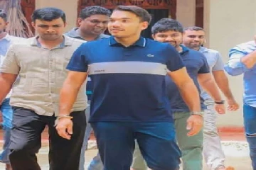 பலத்த பாதுகாப்புடன் முதல் தடவையாக வெளியே வந்த நாமல்!!