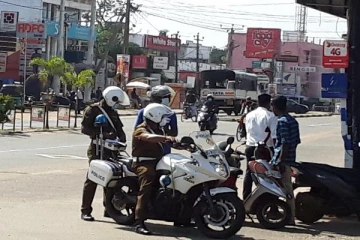 முகக்கவசம் அணியாதவர்களுக்கு எதிராக பொலிஸார் கடும் நடவடிக்கை