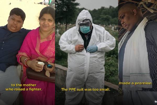 தாயின் இறுதிச்சடங்கில் பங்கேற்க முடியாத சூழல் - 160 கிலோ எடையை 75 கிலோவாக குறைத்த மகன் | 21 Yr Old Lost 85 Kg Weight For Tribute Mother