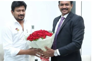 உதயநிதி ஸ்டாலினைச் சந்தித்த செந்தில் தொண்டமான்