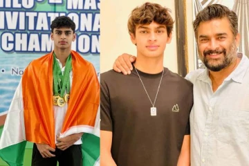 கடவுளின் கிருபையுடன் என் மகன் 5 தங்கங்களை வென்றுள்ளார்: நடிகர் மாதவன் நெகிழ்ச்சி பதிவு