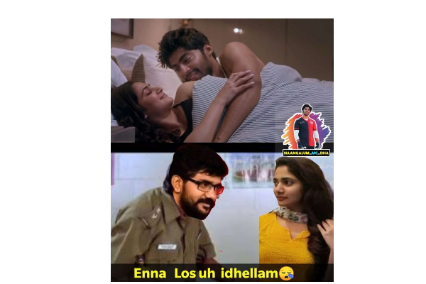 பெட்ரூம் காட்சியில் லொஸ்லியா, தர்ஷன்!  எட்டிப்பார்க்கும் கவின்? ரசிகர்கள் ஷாக்…காட்டுத் தீயாய் பரவும் மீம்ஸ் | Kavin Losliya Memes