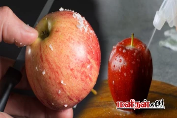 ஆப்பிள் பழங்களில் இருந்து எப்படி இரசாயனத்தை பிரிக்க முடியும்?