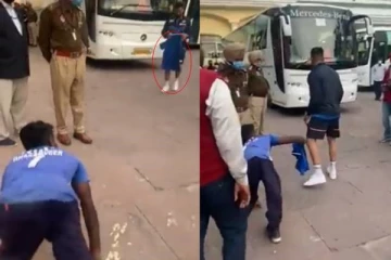 மனைவி முன்னிலையில் 100வது போட்டியில் ஆடிய கோலி! போட்டிக்கு பின் செய்த நெகிழ்ச்சி காரியம்... வைரல் வீடியோ