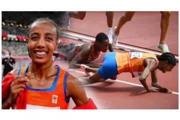 மின்னல் வேகத்தில் ஓடி வந்தபோது சட்டென்று தவறி விழுந்த வீராங்கனை தங்கம் வென்ற அதிசயம்!