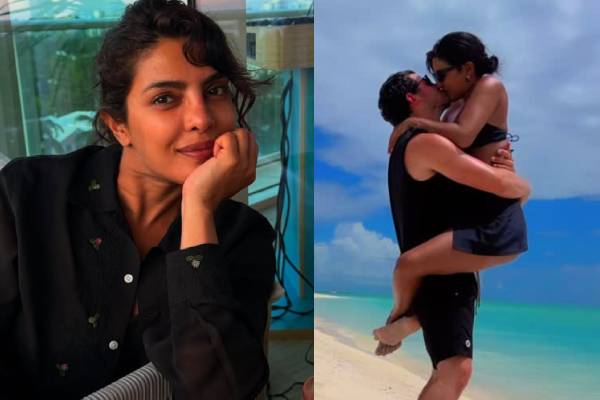 43 வது பர்த்டே!! டூபீஸில் கணவருடன் ஜாலி பண்ணும் நடிகை பிரியங்கா..புகைப்படங்கள்.. | 43 Birthday Outing Priyanka Chopra Romantic Photo