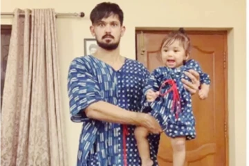 மனைவியின் நைட்டியை அணிந்து போஸ் கொடுத்த நகுல்... செம்ம வைரல் !